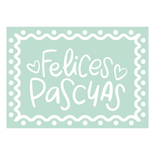 Felices pascuas design PNG Design