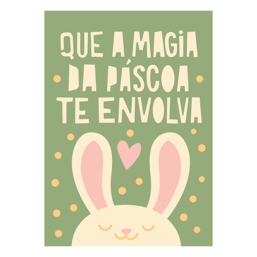 Ilustração encantadora de coelho da Páscoa Desenho PNG