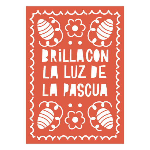 Diseño de pancarta de Pascua colorida con motivos florales. Diseño PNG