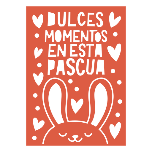 Design lúdico de coelho da Páscoa com mensagem sincera Desenho PNG