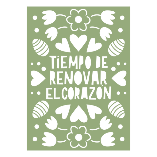 Design de citação de renovação floral encantadora Desenho PNG