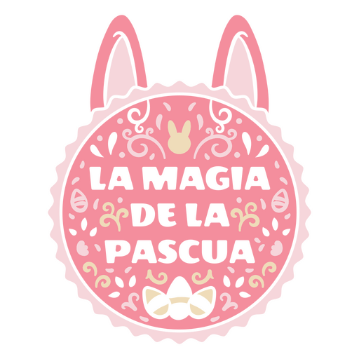 Design mágico de Páscoa lúdico Desenho PNG