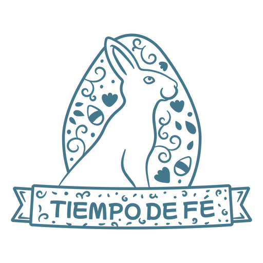 Encantadora ilustración de conejo con cita inspiradora. Diseño PNG