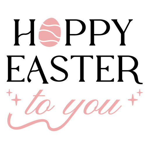 Charming pastel egg design with heartfelt message PNG Design