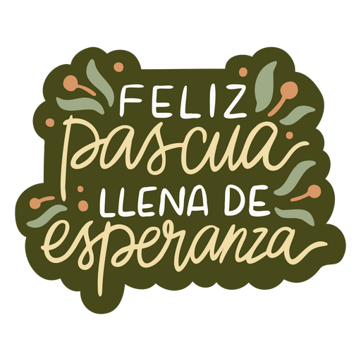 Diseño de cita de celebración de Pascua esperanzadora Diseño PNG