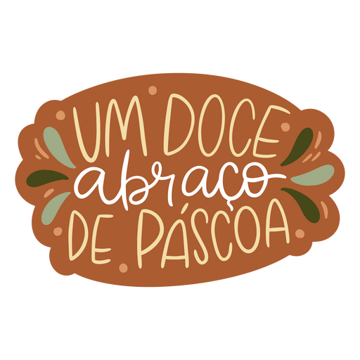 Design de citação de abraço de Páscoa doce para celebrações de primavera Desenho PNG