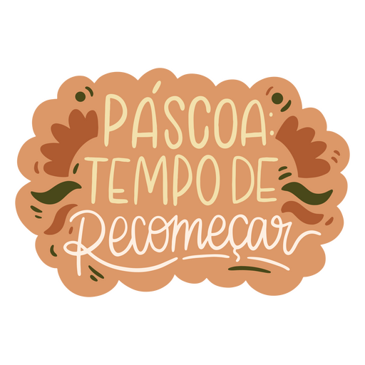 Design de citação inspiradora de Páscoa Desenho PNG