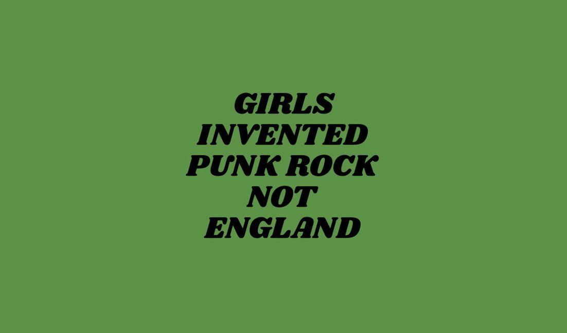 Modelo de design para camiseta Design de declaração empoderadora de garotas punk rock