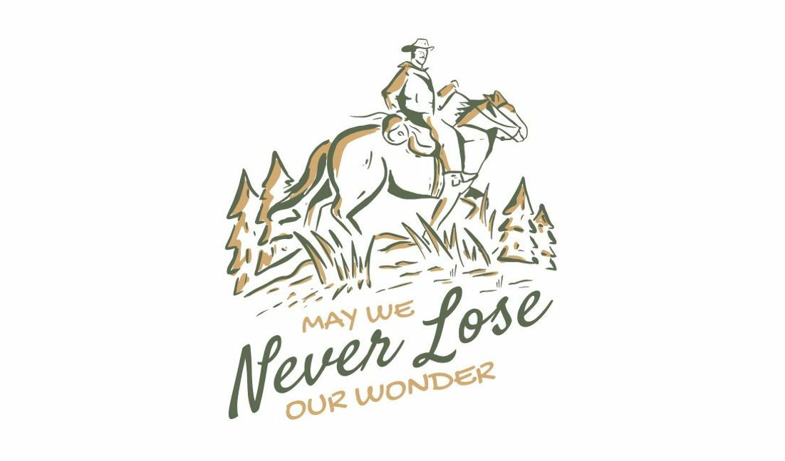 Adventurous cowboy quote design t-shirt design template