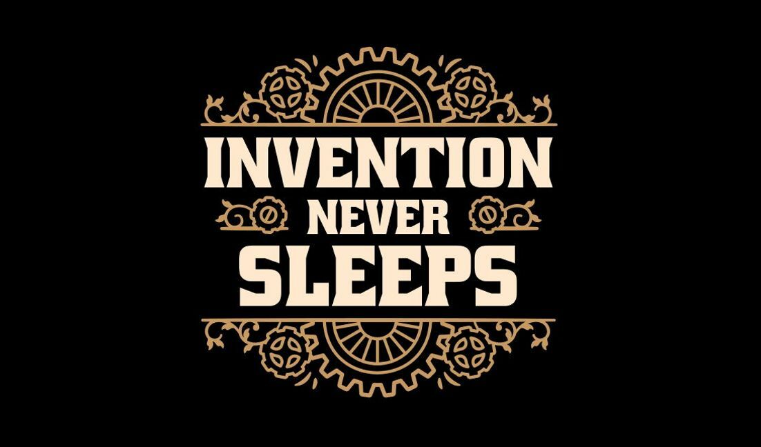 Industrial steampunk quote design t-shirt design template