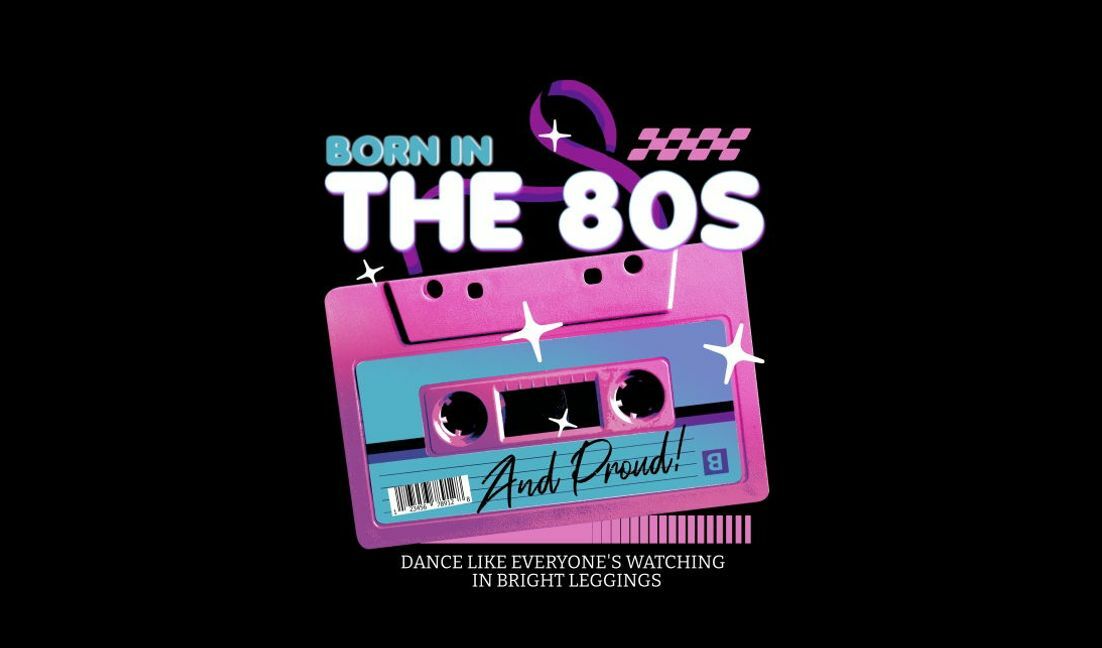 Modelo de design para camiseta Design de fita cassete retrô dos anos 80 com mensagem de orgulho