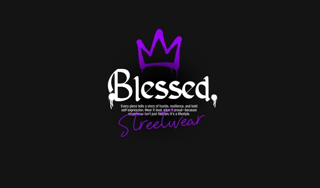 Bold streetwear quote design with crown element t-shirt design template