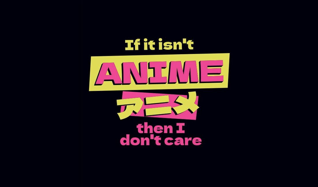 Plantilla de diseño para camiseta Diseño de eslogan de anime divertido