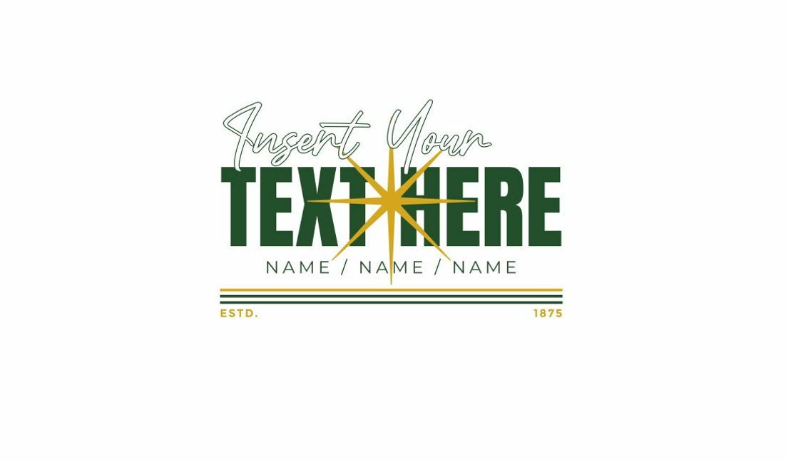 Customizable vintage emblem design t-shirt design template