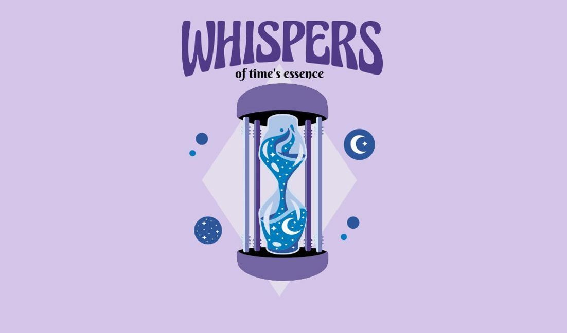 Plantilla de diseño para camiseta Diseño de reloj de arena caprichoso que transmite susurros de la esencia del tiempo.