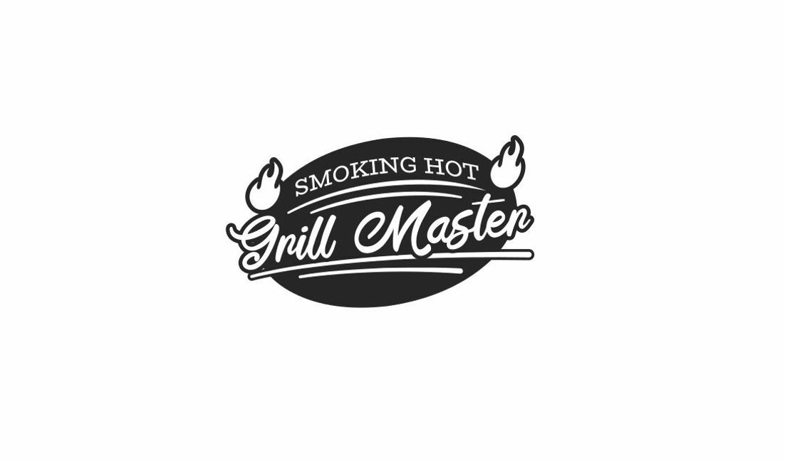 Playful grill master typography design t-shirt design template