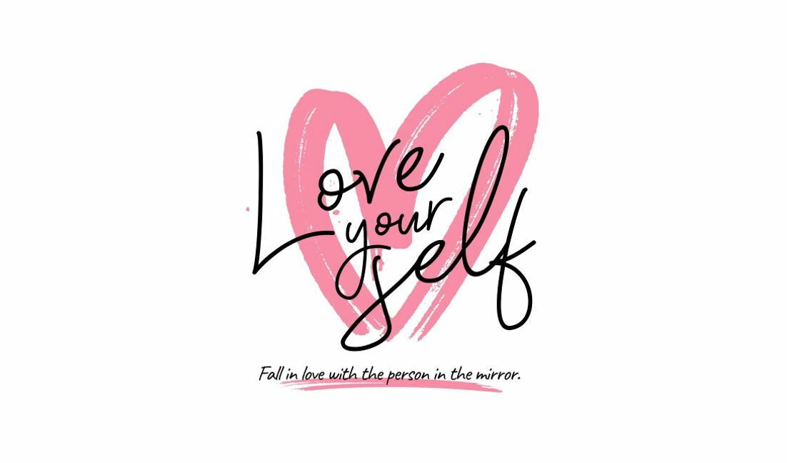 Inspirierendes Zitatdesign zur Selbstliebe T-Shirt-Designvorlage