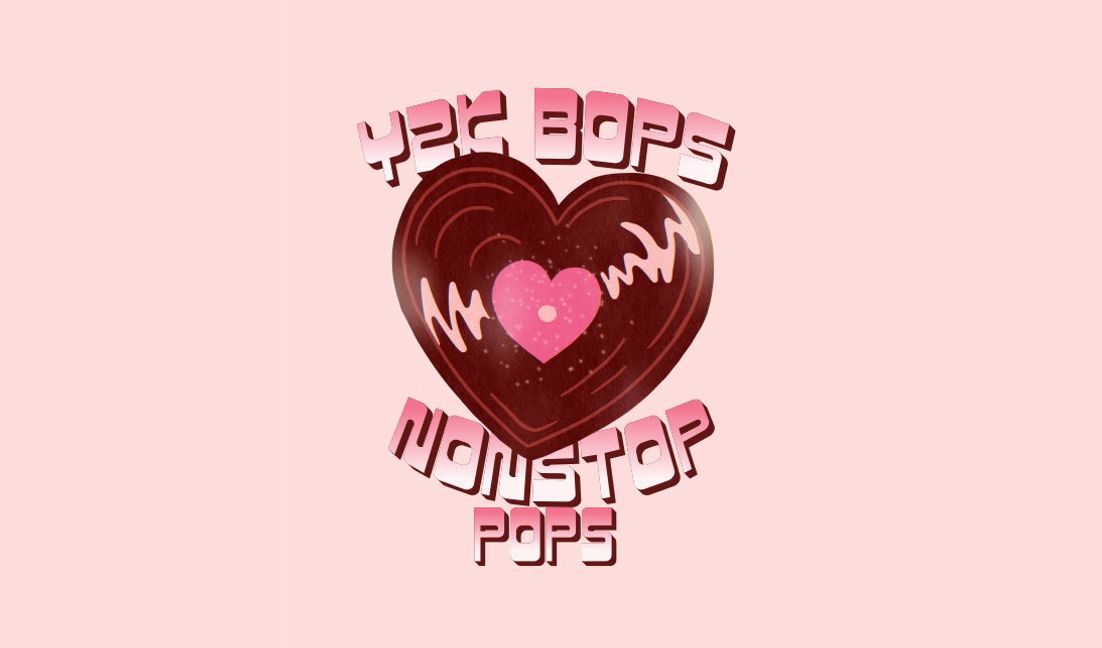 Playful retro heart design for music lovers t-shirt design template