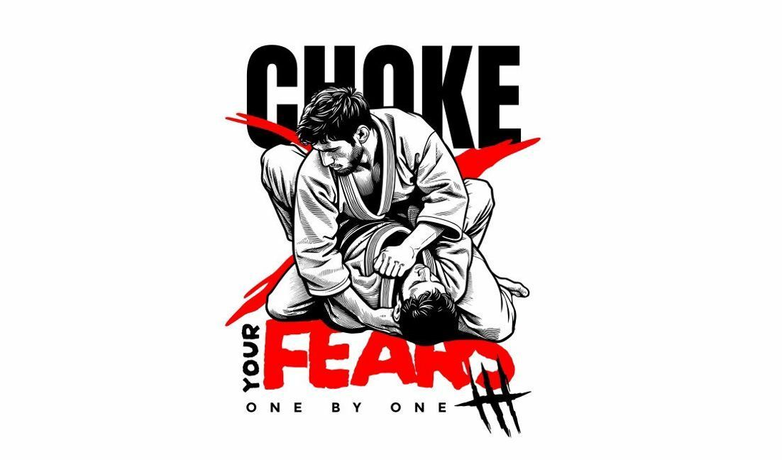 Plantilla de diseño para camiseta Diseño de cita motivacional sobre artes marciales