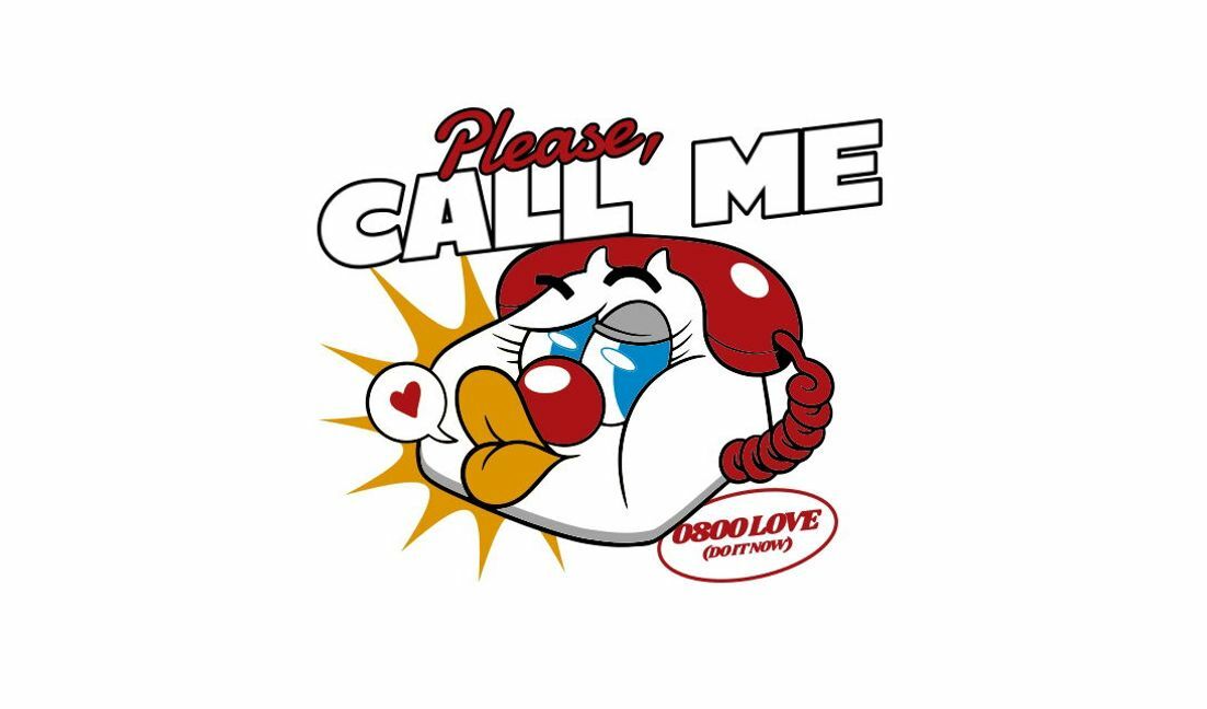 Playful vintage phone graphic design t-shirt design template