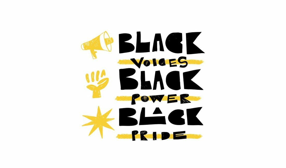 Modelo de design para camiseta Design de tipografia de empoderamento promovendo o orgulho negro