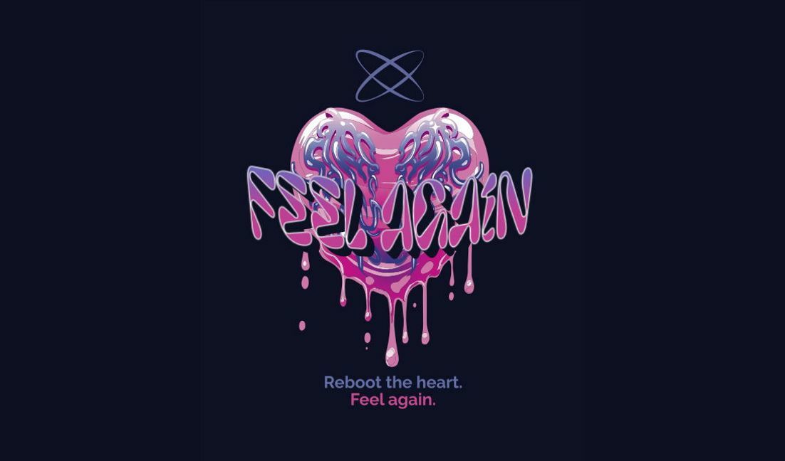 Plantilla de diseño para camiseta Diseño gráfico de corazón lúdico con cita motivacional.