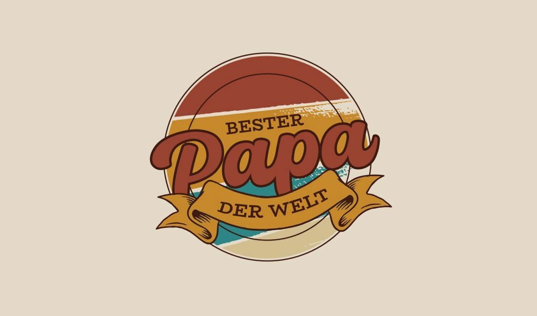 Vintage-inspired dad appreciation design t-shirt design template