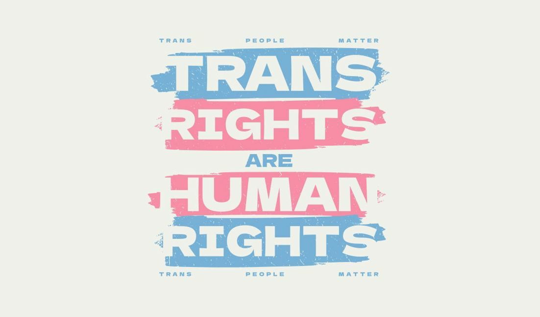 Modelo de design para camiseta Fortalecendo o design de declarações de direitos trans