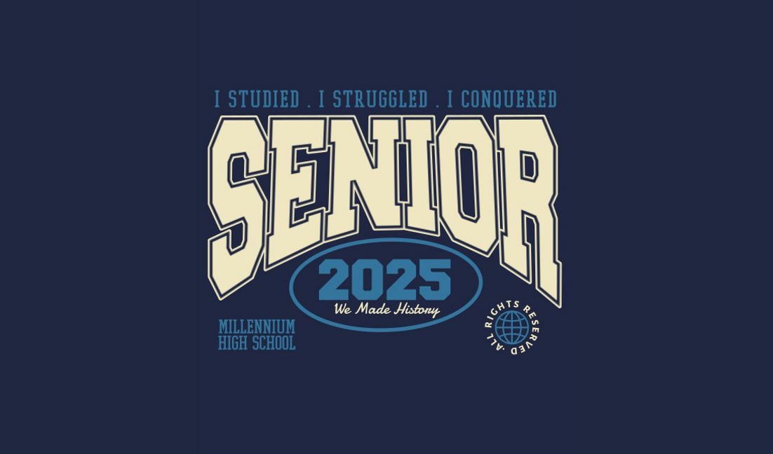 Plantilla de diseño para camiseta Diseño de camiseta inspiradora para estudiantes de último año de secundaria.