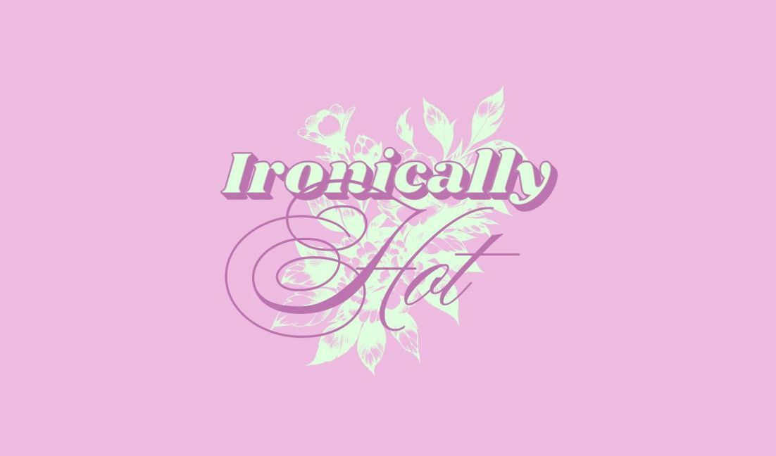 Plantilla de diseño para camiseta Diseño tipográfico lúdico con elementos florales.