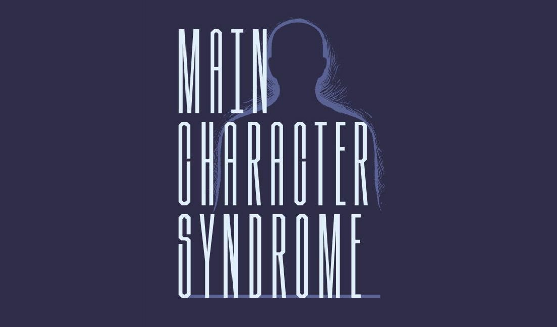 Plantilla de diseño para camiseta Diseño de texto del síndrome del personaje principal