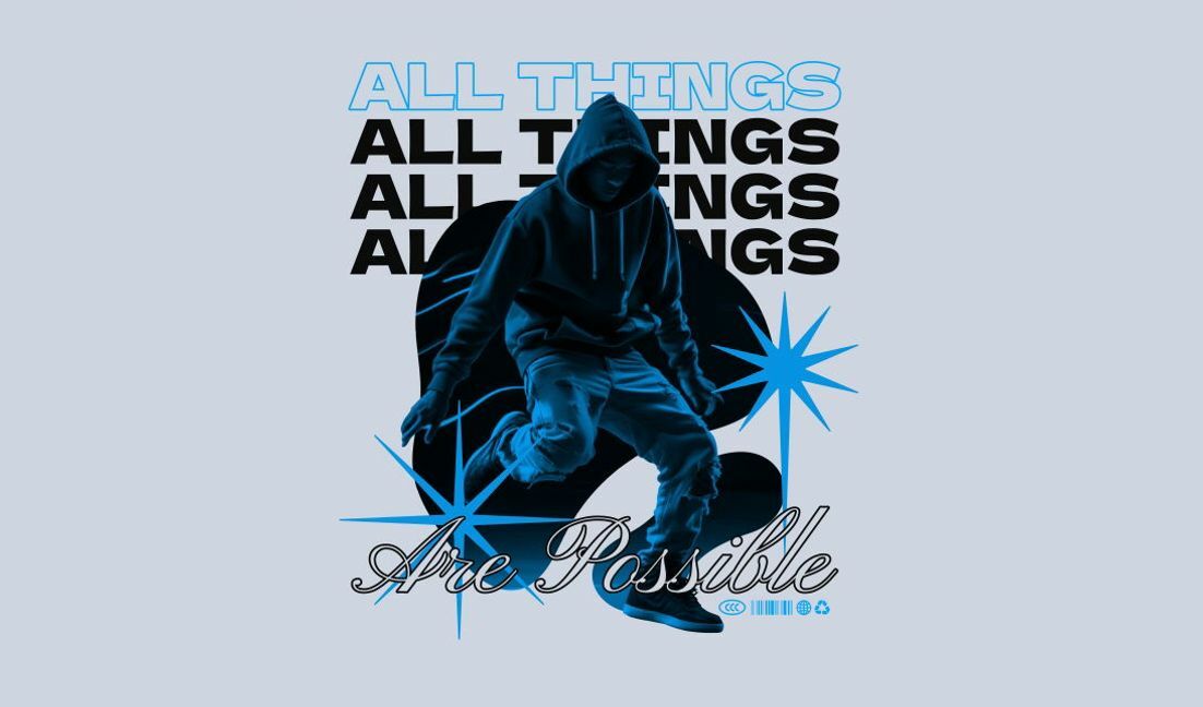 Plantilla de diseño para camiseta Diseño de cita urbana motivacional