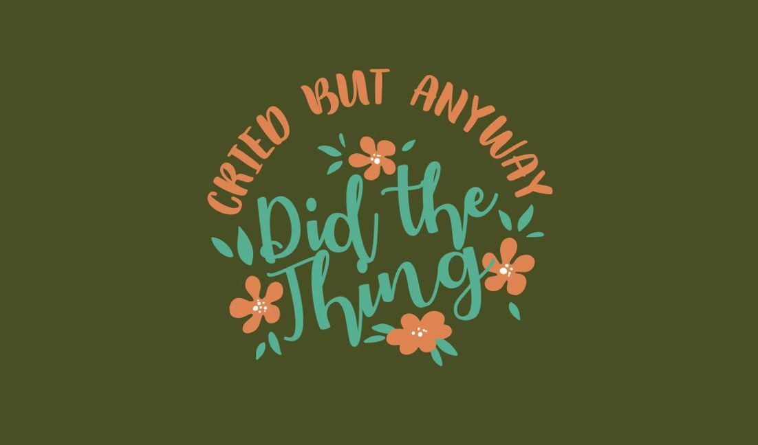 Plantilla de diseño para camiseta Diseño de cita floral inspiradora