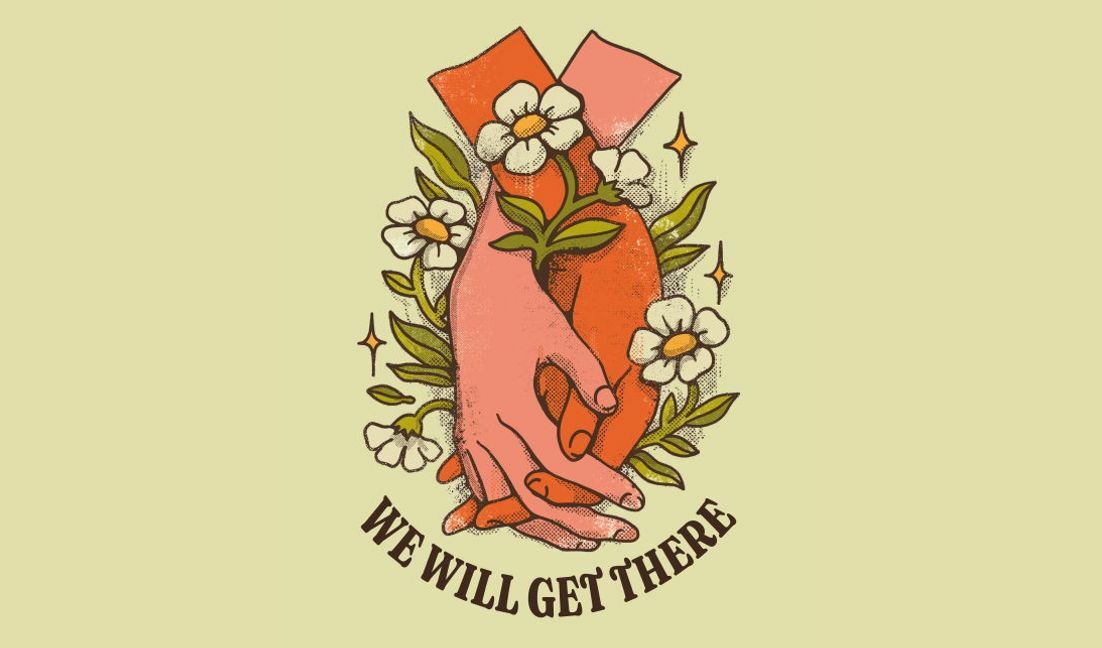 Modelo de design para camiseta Design inspirador com detalhes florais