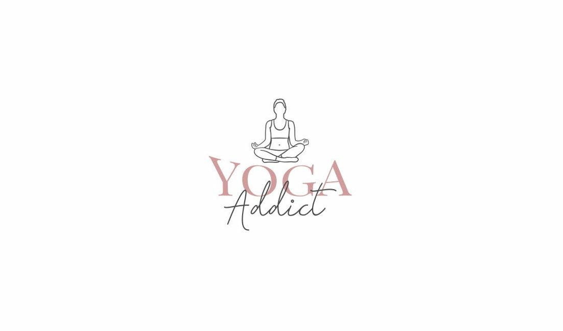 Plantilla de diseño para camiseta Diseño minimalista para adictos al yoga