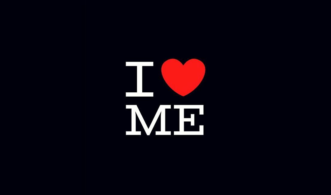 Playful self-love quote design t-shirt design template