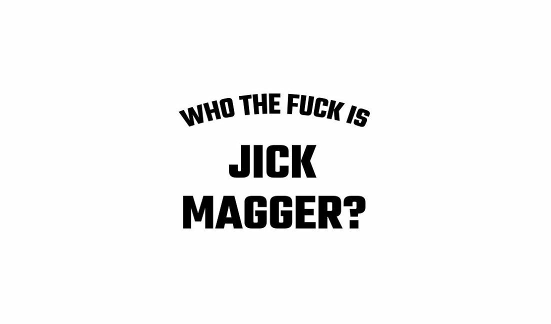 Modelo de design para camiseta Design tipográfico ousado e bem-humorado questionando a identidade