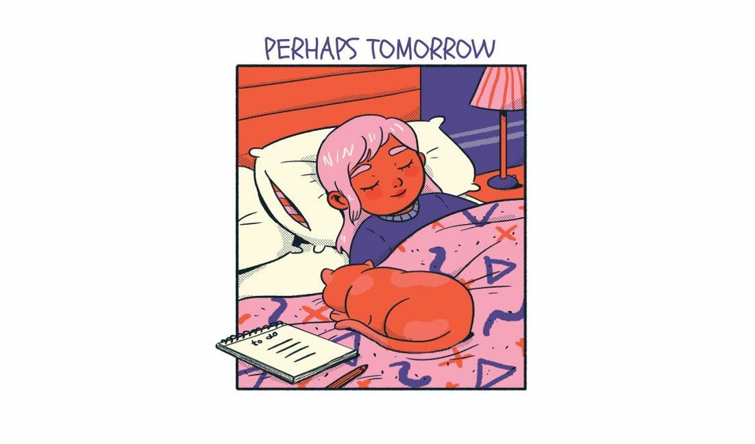 Modelo de design para camiseta Ilustração de hora de dormir sonhadora com gato e caderno