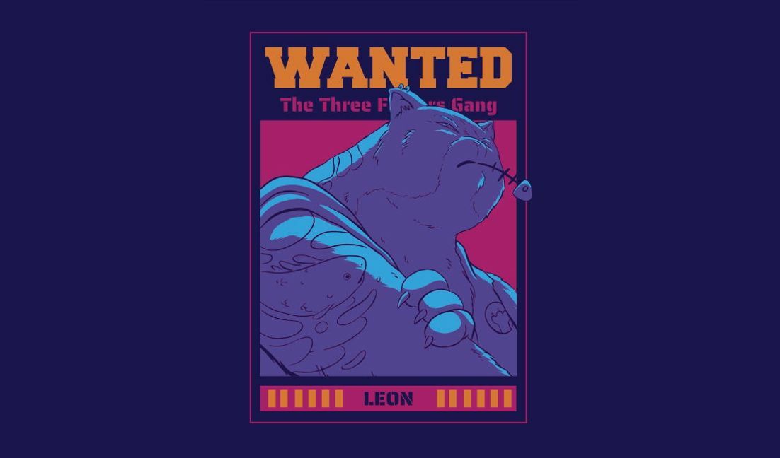 Modelo de design para camiseta Design lúdico de cartaz de procurado com um urso de desenho animado