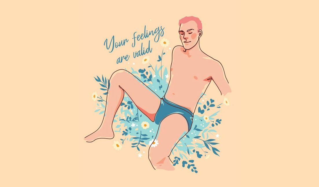 Modelo de design para camiseta Ilustração de validação emocional fortalecedora