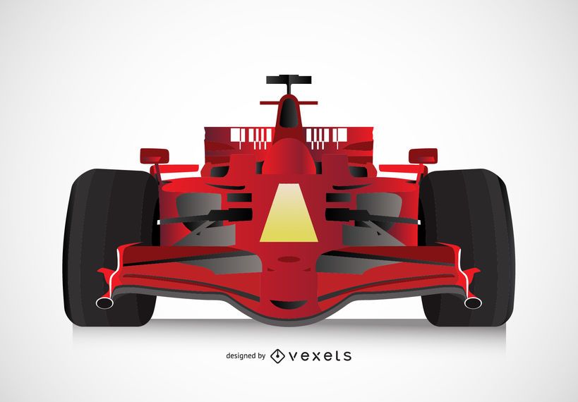 Ilustración de coche de fórmula 1 Ilustración de coche de fórmula 1