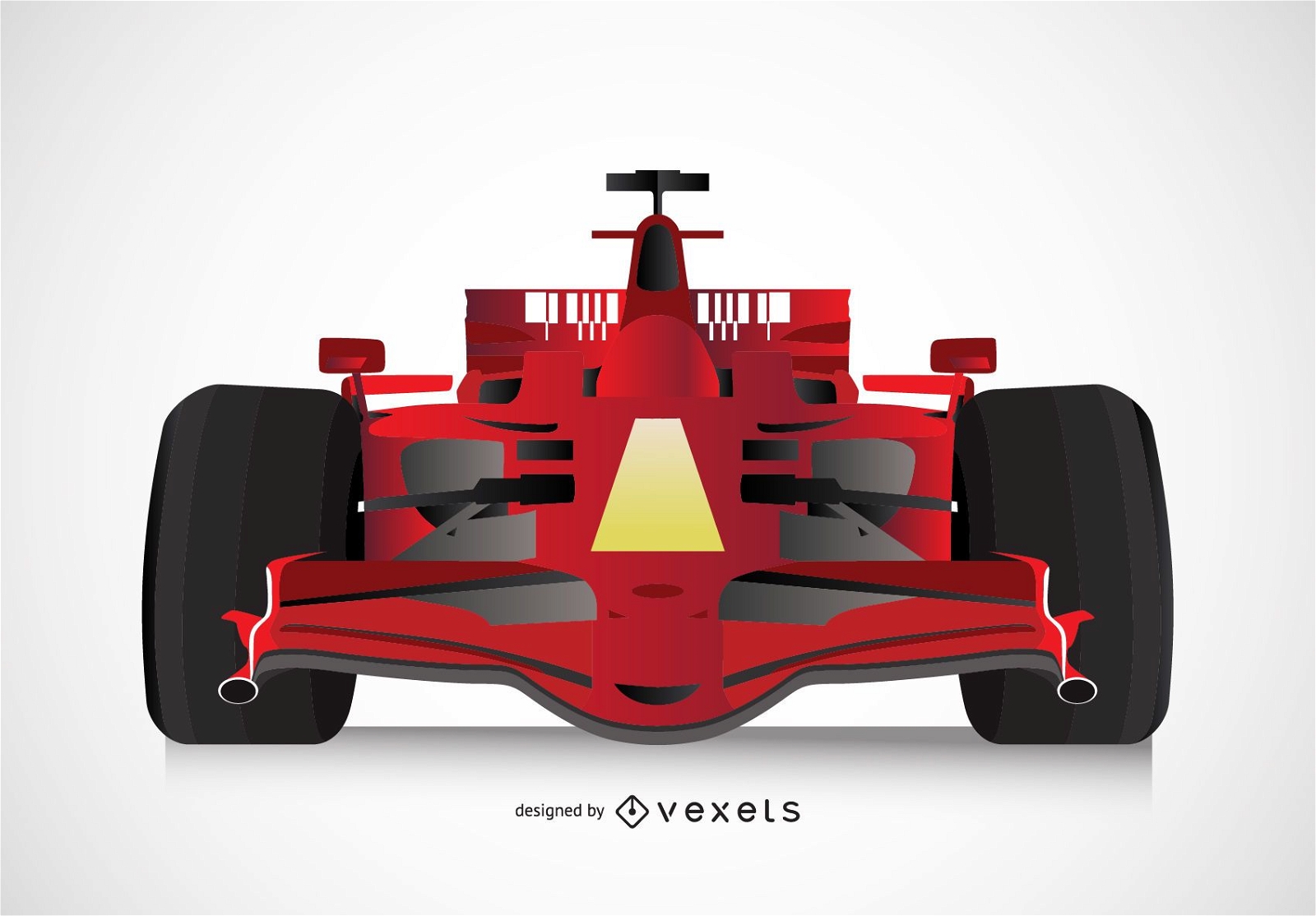 Ilustração do carro de Fórmula 1