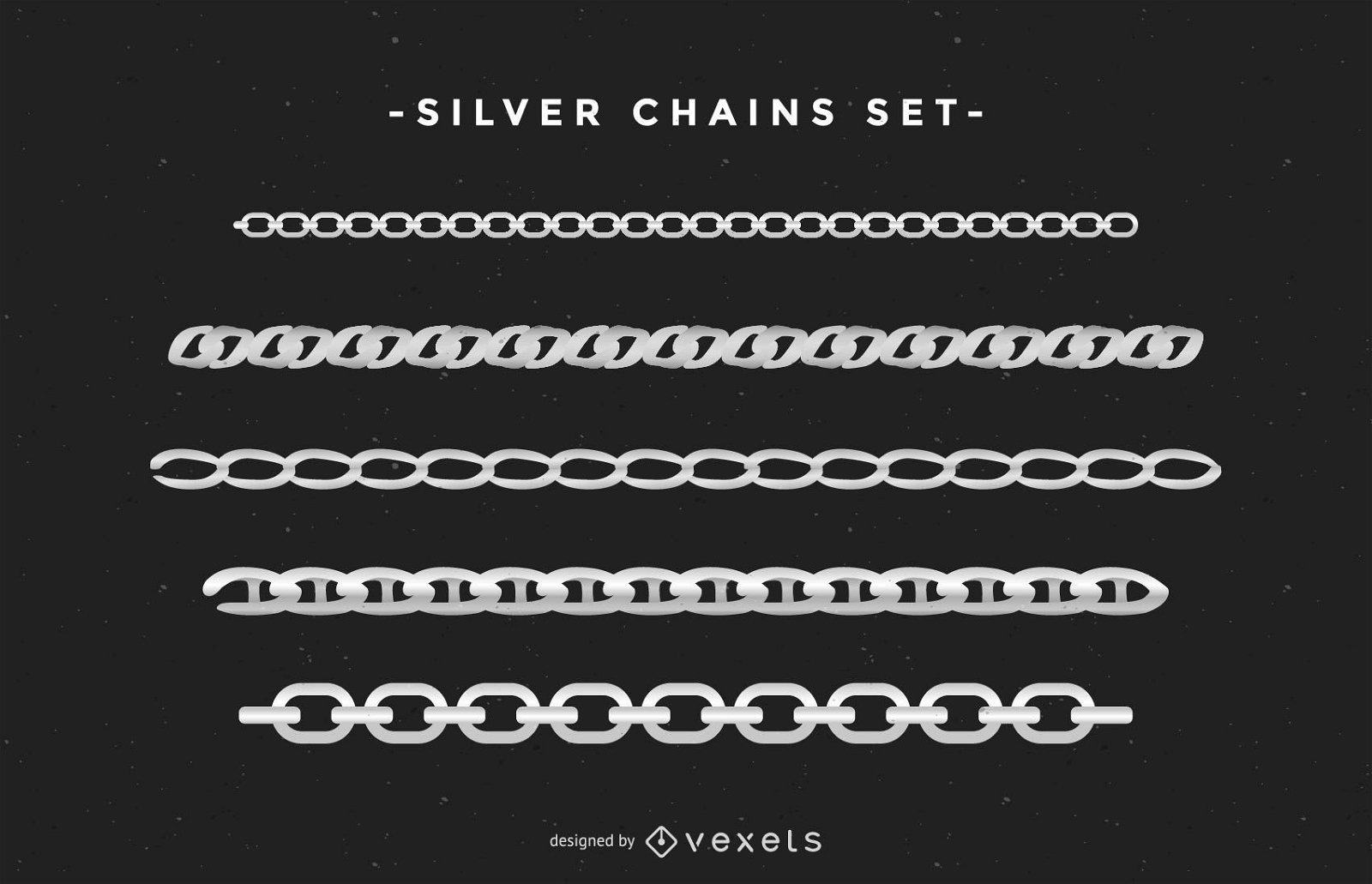 Silver Chains Set