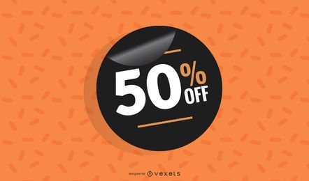 Discount Label Design 