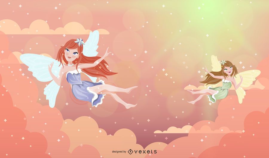 Fairy Angels Illustration Fairy Angels Illustration