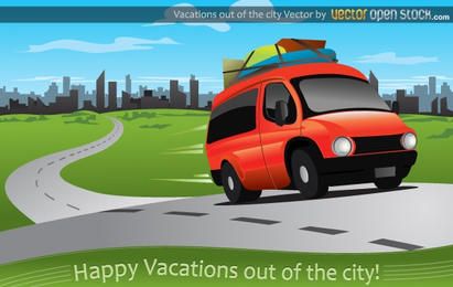 Vacaciones fuera de la ciudad
