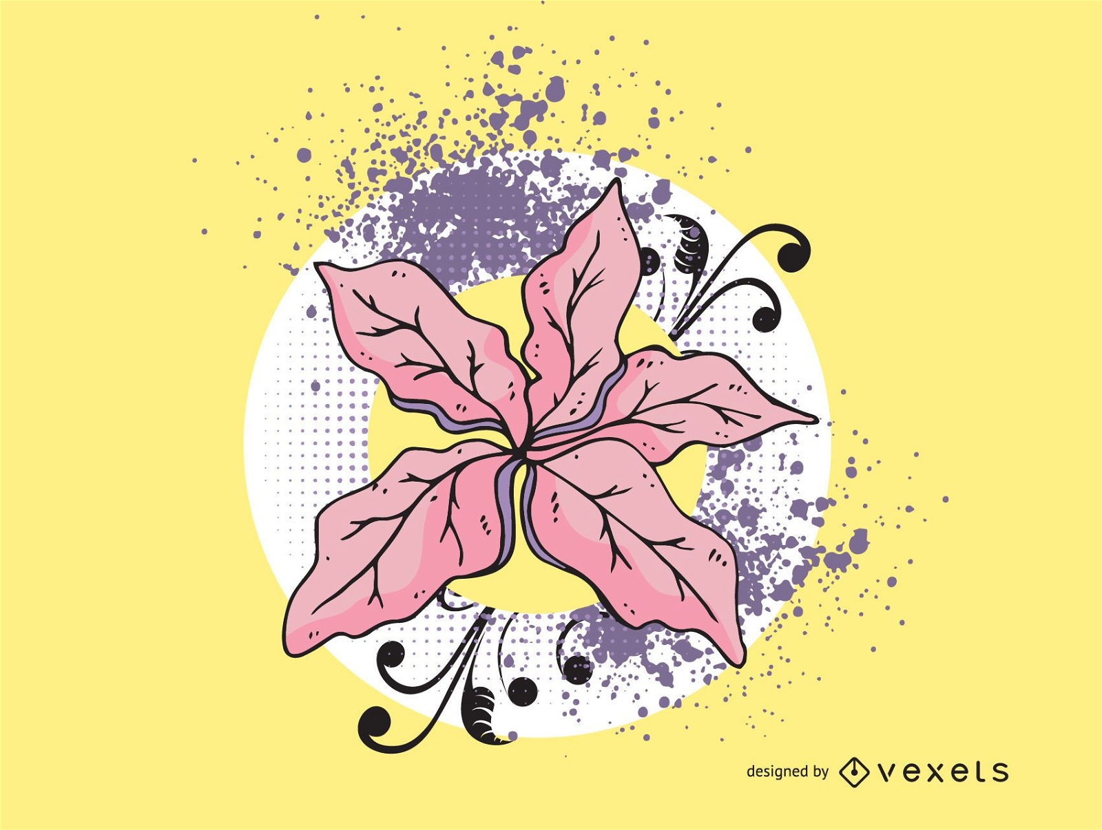 Blumen-Vektor-Illustration