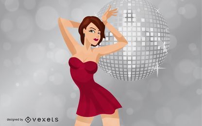 Charming girl vector graphics Charming girl vector graphics