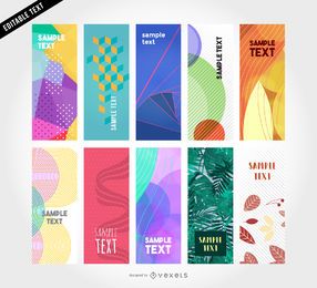 10 vector vertical banner templates 10 vector vertical banner templates