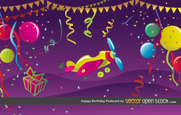 Alles Gute zum Geburtstag Postkarte Alles Gute zum Geburtstag Postkarte